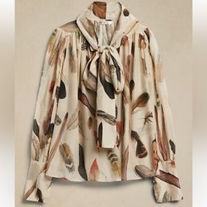 Banana Republic Harper Cotton-Silk Top